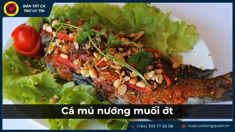 Món cá mú nướng muối ớt cay nồng, đậm đà tại Cần Thơ. Món cá mú nướng muối ớt cay nồng, đậm đà tại Cần Thơ.