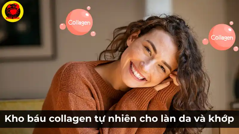 Collagen tự nhiên cho làn da căng mịn và khớp xương chắc khỏe.