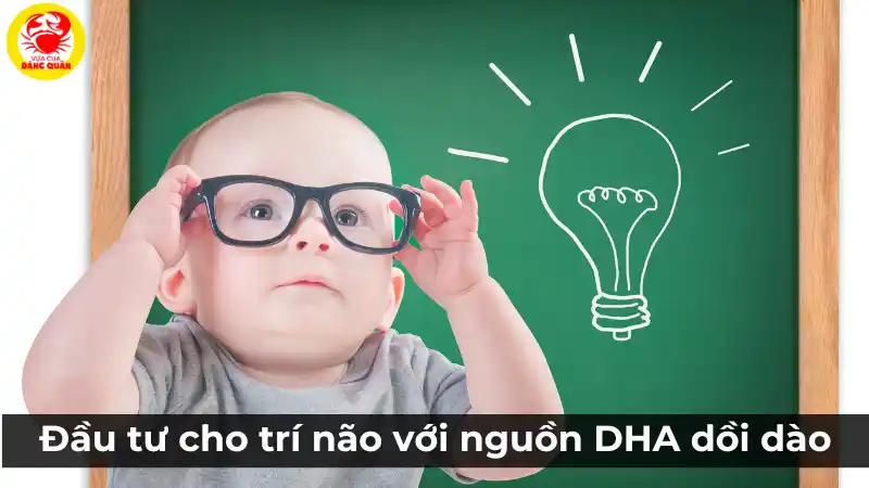 Đầu tư cho trí não bé: Cá tầm là nguồn DHA dồi dào.
