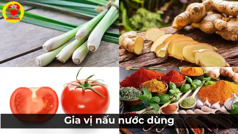 Gia vị cần thiết để nấu nước dùng lẩu cá tầm măng chua