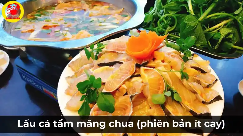 Lẩu cá tầm măng chua an toàn và bổ dưỡng cho bà bầu.