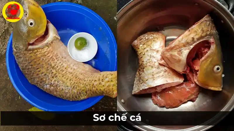 Cách sơ chế cá chép để nấu món cá chép om dưa