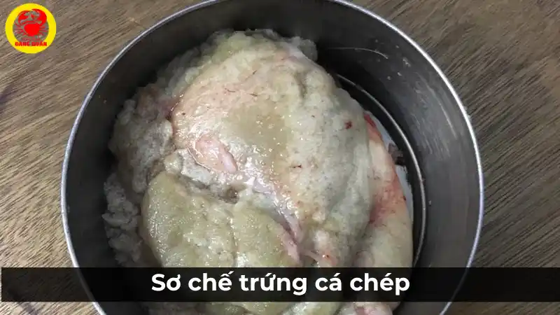 Cách sơ chế trứng cá chép sạch và đúng cách