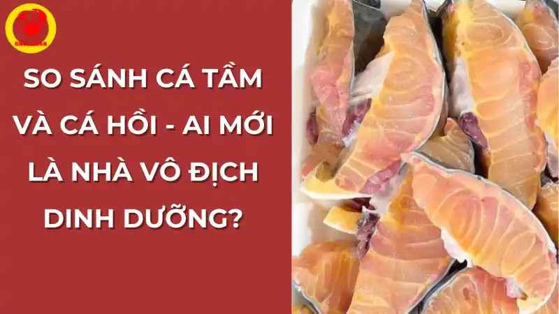 So sánh cá tầm và cá hồi: Ai là vua dinh dưỡng?