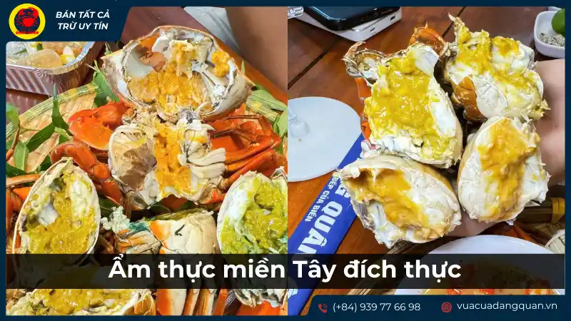 Món hải sản tươi ngon, đặc trưng cho ẩm thực miền Tây đích thực