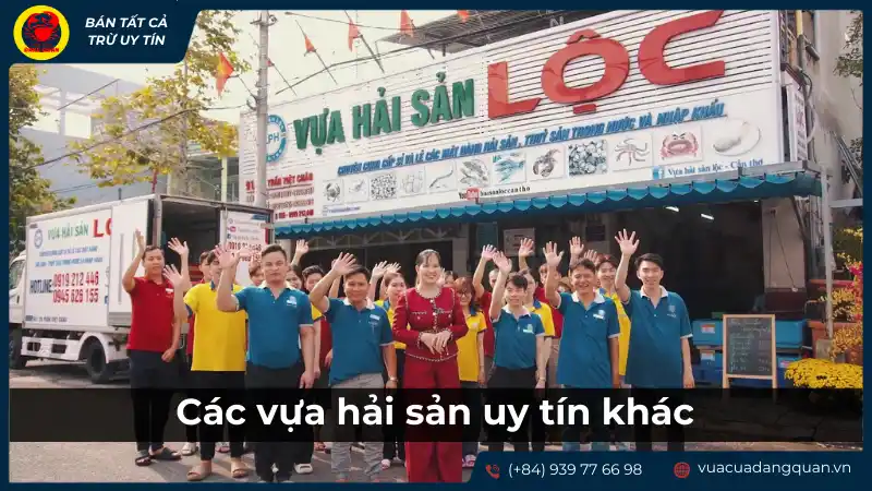 Hình ảnh các vựa hải sản khác tại Cần Thơ, chuyên bán hải sản tươi sống