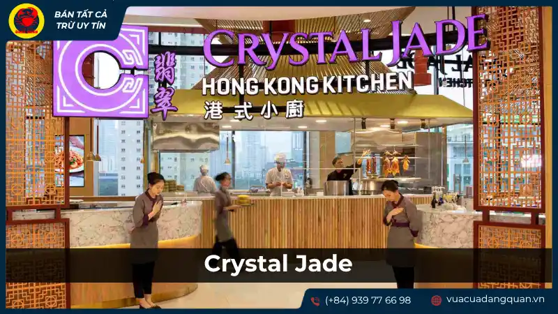 Không gian sang trọng và hiện đại của nhà hàng Crystal Jade