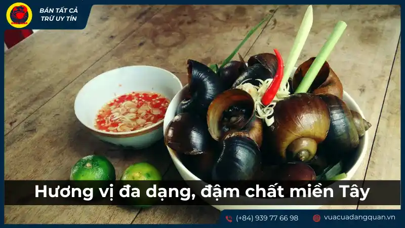Ốc hương thơm ngon, đậm đà hương vị miền Tây