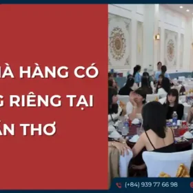 Khách hàng đang dùng bữa trong không gian ấm cúng tại nhà hàng