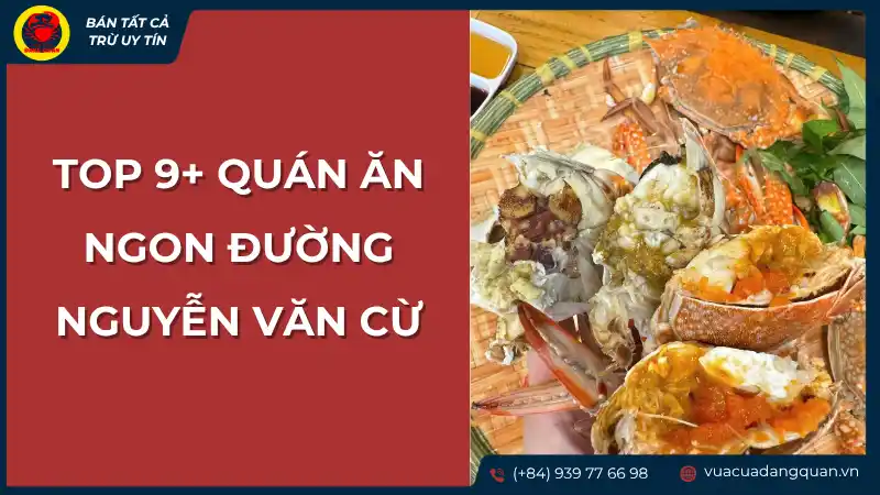 Top 9 quán ăn ngon đường Nguyễn Văn Cừ với các món hải sản hấp dẫn