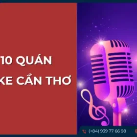 Micro và ánh đèn sân khấu, minh họa cho danh sách quán karaoke tại Cần Thơ