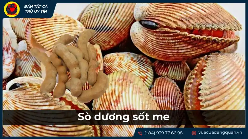 Món sò dương xào sốt me chua ngọt đậm đà