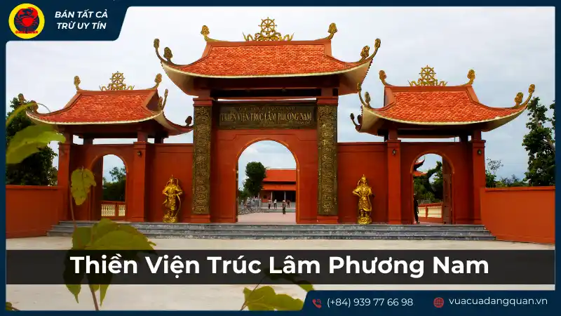 Thiền Viện Trúc Lâm Phương Nam với kiến trúc thuần Việt, uy nghiêm và cổ kính