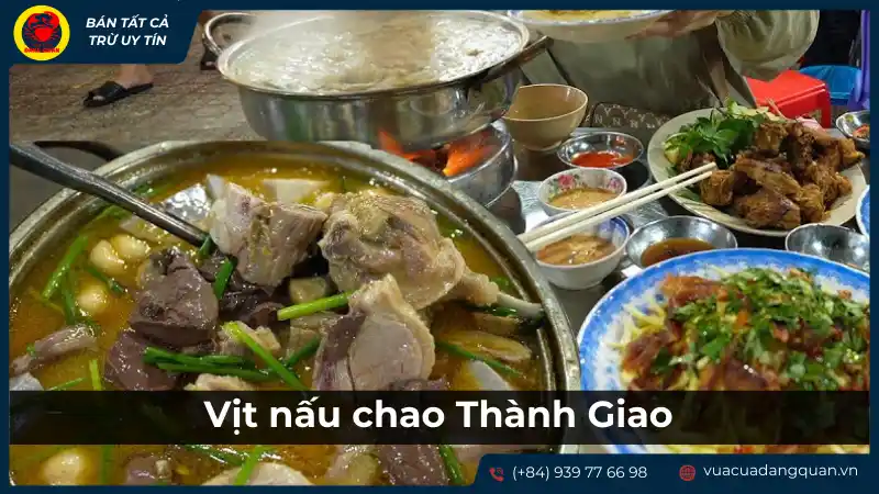 Món vịt nấu chao thơm ngon tại quán Thành Giao