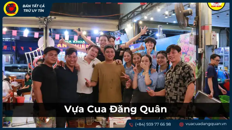 Vựa Cua Đặng Quân, một địa điểm đặt tiệc sinh nhật ở Cần Thơ