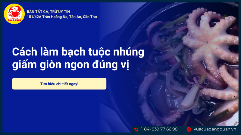 bạch tuộc nhúng giấm