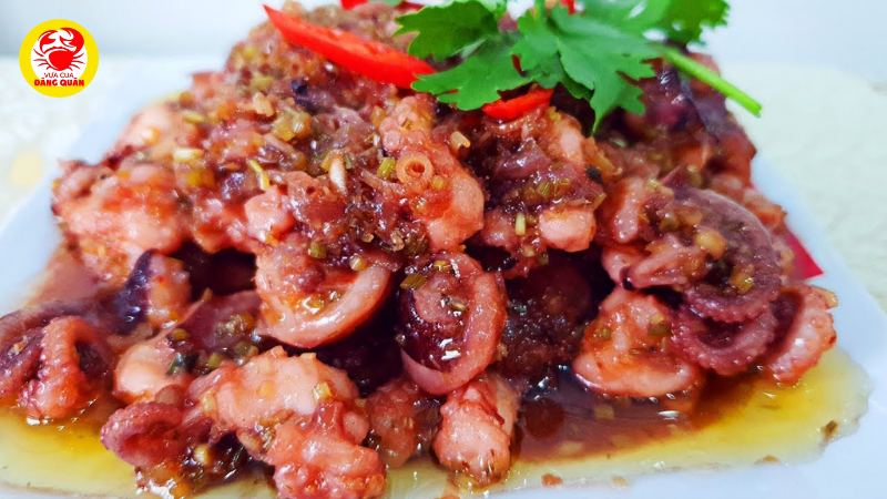 Bạch tuộc xào sả ớt