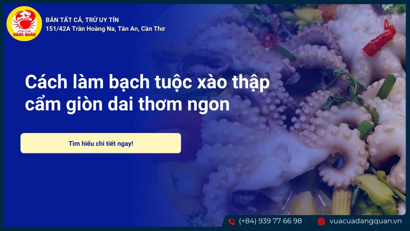 Bạch tuộc xào thập cẩm