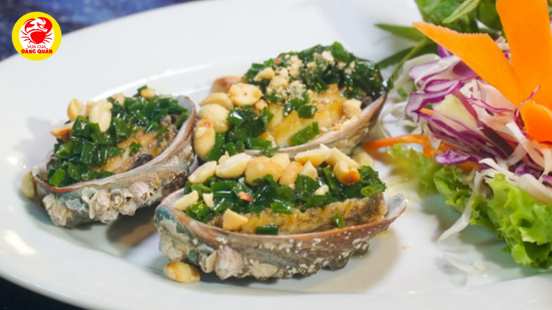 Bào ngư nướng mỡ hành Bào ngư nướng mỡ hành