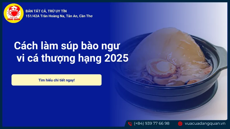 Cách làm bào ngư vi cá