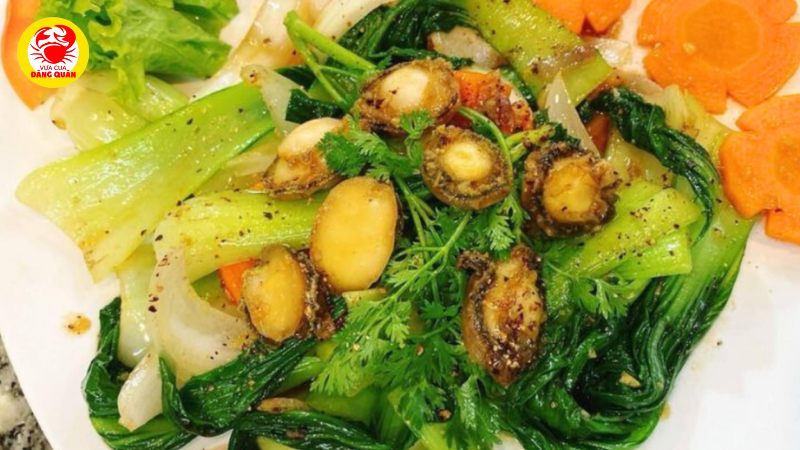 Cách làm bào ngư xào thập cẩm Cách làm bào ngư xào thập cẩm