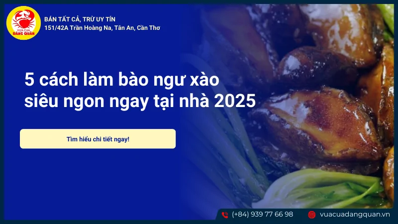 Bào ngư xào