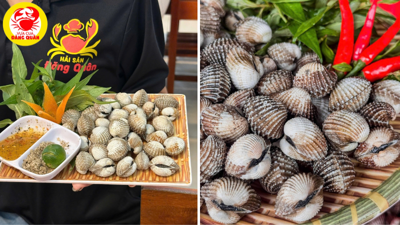 Bí quyết sò huyết hấp Bí quyết sò huyết hấp