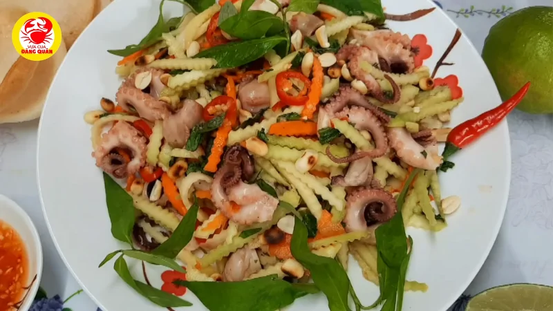 Cách làm gỏi bạch tuộc kiểu Thái