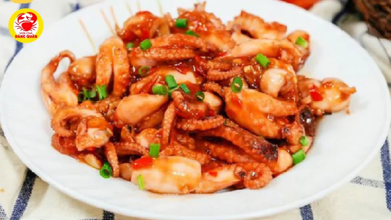 Cách làm bạch tuộc hấp sa tế