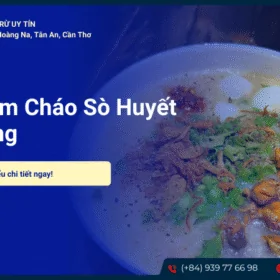 Cháo sò huyết