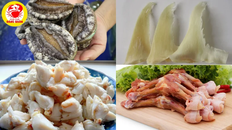 Chuẩn bị nguyên liệu nấu bào ngư vi cá