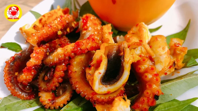 Giới thiệu món bạch tuộc xào sa tế thơm ngon