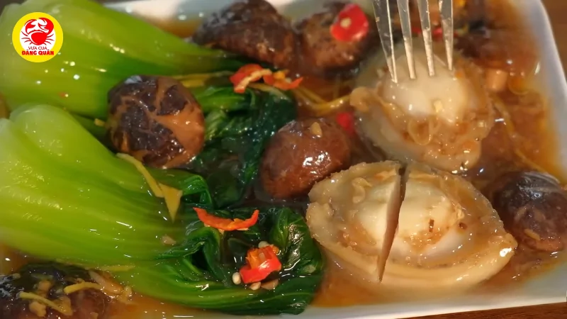 Hoàn thành bào ngư sốt dầu hào