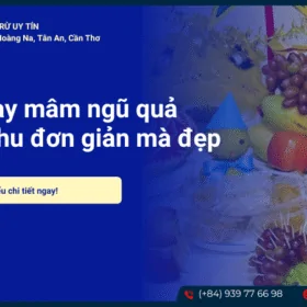 Cách bày mâm ngũ quả Trung thu đơn giản mà đẹp