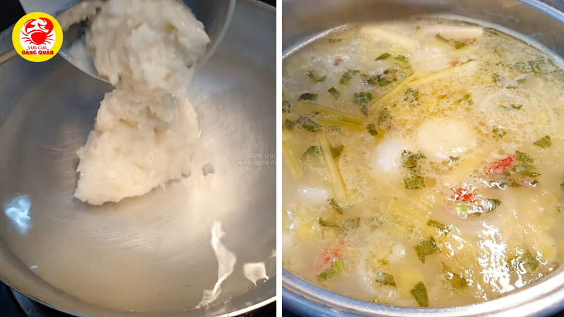 Nấu nước dùng nhúng giấm đậm đà Nấu nước dùng nhúng giấm đậm đà