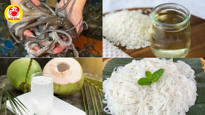 Danh sách nguyên liệu chi tiết