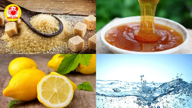 Nguyên liệu cần chuẩn bị nước đường