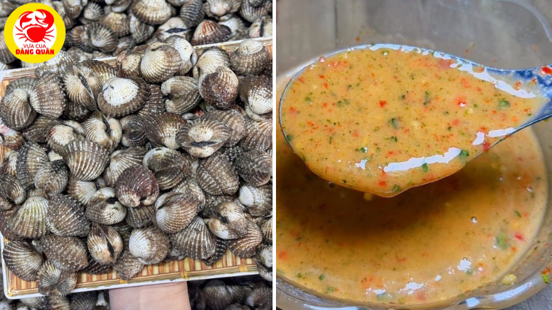 Nguyên liệu sò huyết nướng mọi Nguyên liệu sò huyết nướng mọi