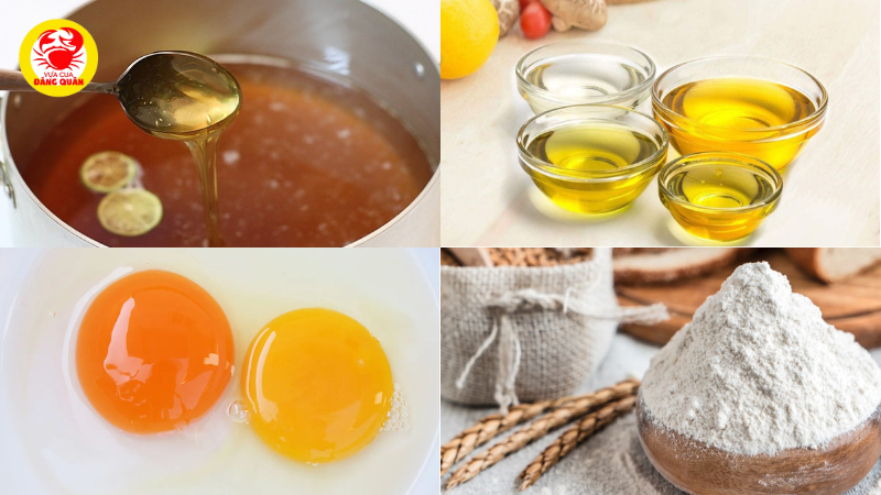 Nguyên liệu cần chuẩn bị làm vỏ bánh Nguyên liệu cần chuẩn bị làm vỏ bánh