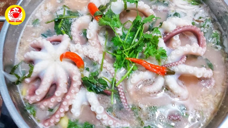 Bạch tuộc nhúng mẻ