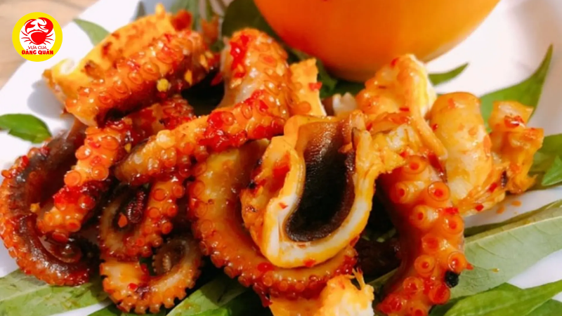 Bạch tuộc nướng sa tế Bạch tuộc nướng sa tế