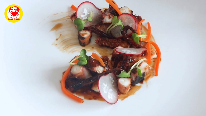 Bạch tuộc nướng sốt teriyaki Bạch tuộc nướng sốt teriyaki