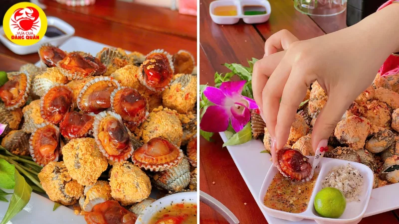 Sò huyết rang muối ớt