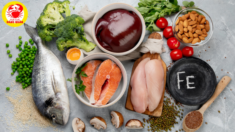 Sò huyết bổ sung sắt cho nam giới