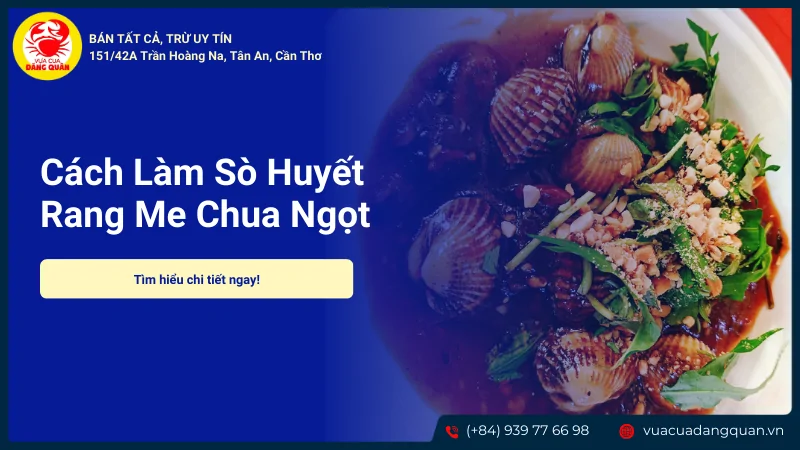 Sò huyết rang me