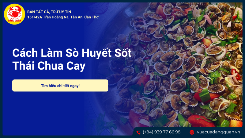 Sò huyết sốt Thái