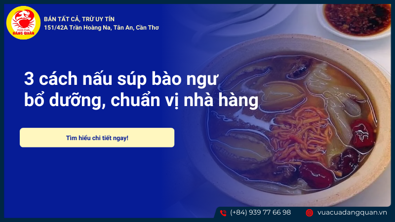 Súp bào ngư