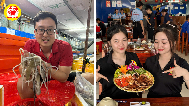 Vựa Cua Đăng Quân – Lựa chọn hàng đầu cho hải sản tươi sống tại hồ