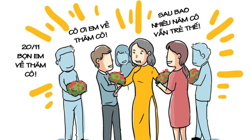 Lời chúc 20/10 cho cô giáo bằng thơ