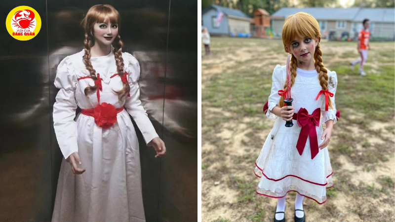 Búp bê Annabelle hình ảnh đáng sợ kinh điển